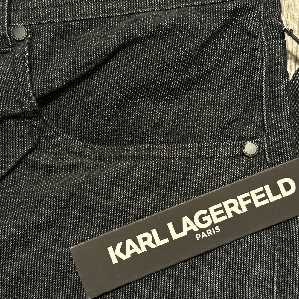 Karl Lagerfeld men’s corduroy pants in black size 30